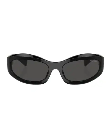 Miu Miu 14ZSF Logo Oval Acetate Sunglasses | Thumbnail 1 Miu Miu 14ZSF Logo Oval Acetate Sunglasses | Thumbnail 1