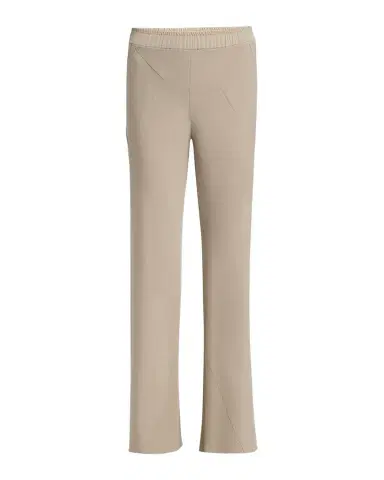 Giorgio Armani Triple Silk Georgette Flat Front Trousers | Thumbnail 1