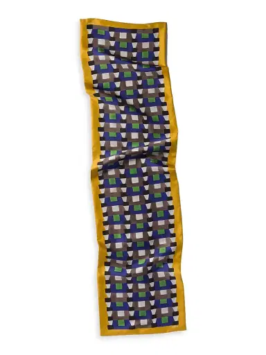 Miu Miu Women's Printed Silk Scarf | Thumbnail 3 Miu Miu Women's Printed Silk Scarf | Thumbnail 3