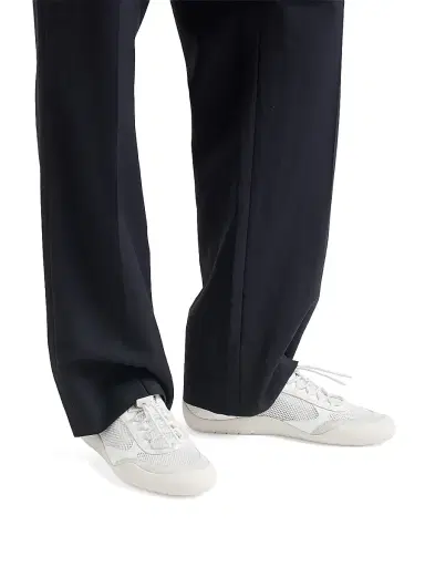 Prada Men's Speedrock Patent Leather and Mesh Fabric Sneakers - White | Thumbnail 6 Prada Men's Speedrock Patent Leather and Mesh Fabric Sneakers - White | Thumbnail 6