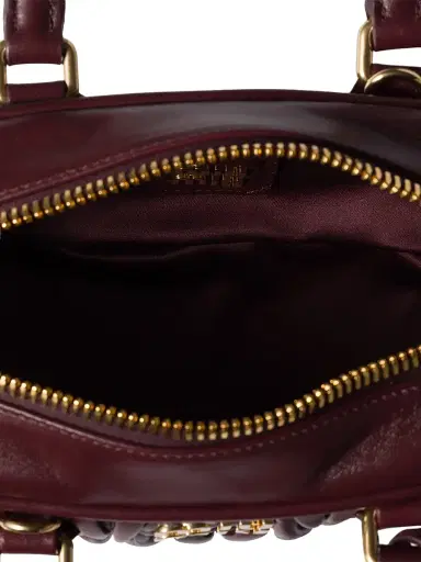 Miu Miu Women's Arcadie Matelassé Nappa Leather Top Handle Bag | Thumbnail 5