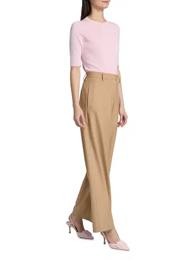Fabiana Filippi Women's Tech Wide-Leg Trousers - Vimini | Thumbnail 2