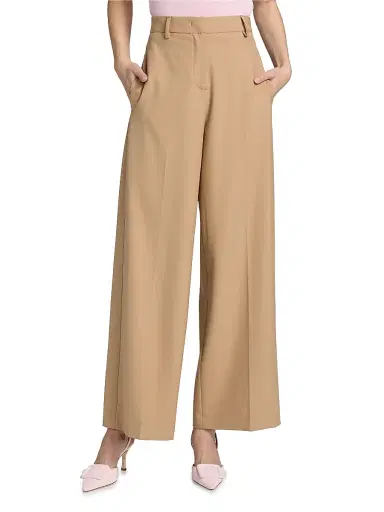 Fabiana Filippi Women's Tech Wide-Leg Trousers - Vimini | Thumbnail 3