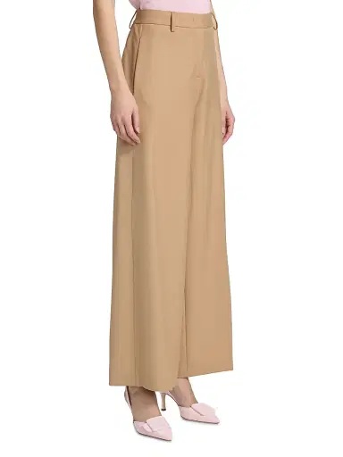 Fabiana Filippi Women's Tech Wide-Leg Trousers - Vimini | Thumbnail 4