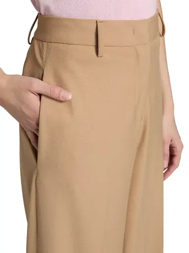 Fabiana Filippi Women's Tech Wide-Leg Trousers - Vimini | Thumbnail 6