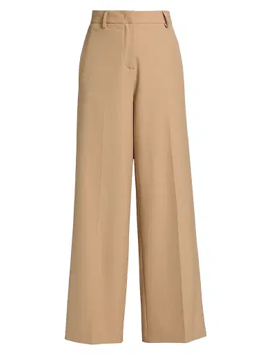 Fabiana Filippi Women's Tech Wide-Leg Trousers - Vimini | Thumbnail 1