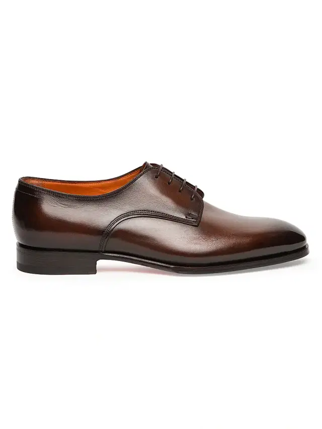 Men's Archer Leather Oxfords - Dark Brown