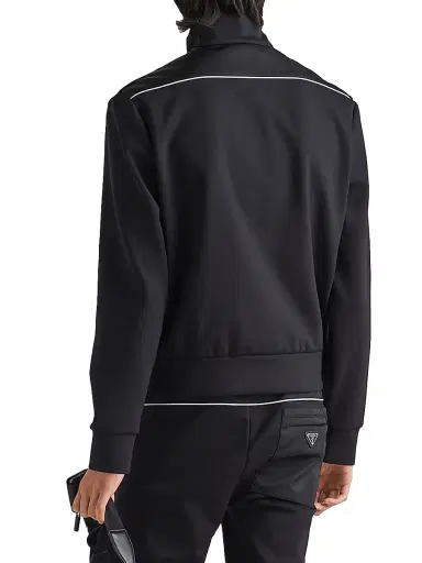 Prada Men's Sweatshirt With Re-Nylon Details | Thumbnail 5
