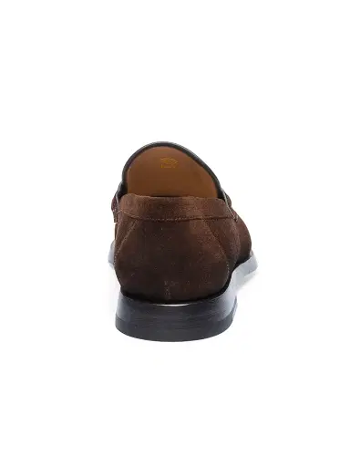Santoni Women's Airglow Suede Penny Loafers | Thumbnail 7 Santoni Women's Airglow Suede Penny Loafers | Thumbnail 7