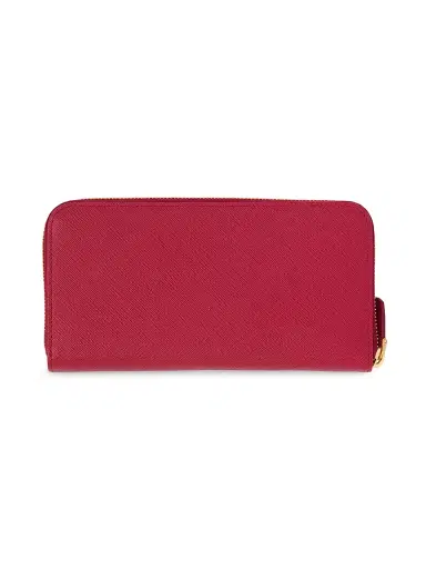 Prada Women's Large Saffiano Leather Wallet - Red | Thumbnail 3 Prada Women's Large Saffiano Leather Wallet - Red | Thumbnail 3