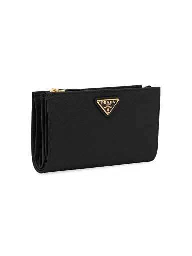 Prada Women's Large Saffiano Leather Wallet | Thumbnail 2
