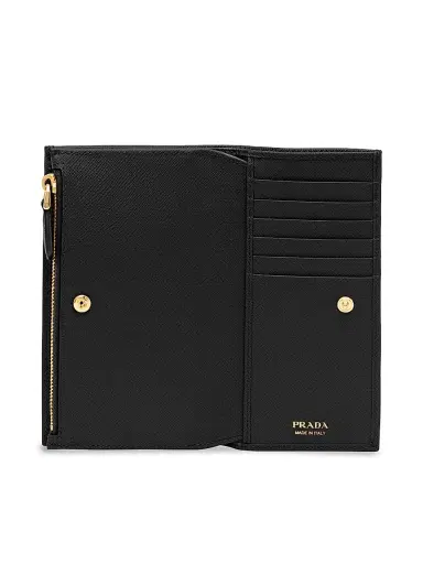 Prada Women's Large Saffiano Leather Wallet | Thumbnail 5