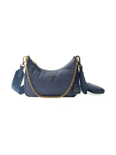 Prada Women's Re-Edition 2005 Re-Nylon Bag - Medium Blue | Thumbnail 1
