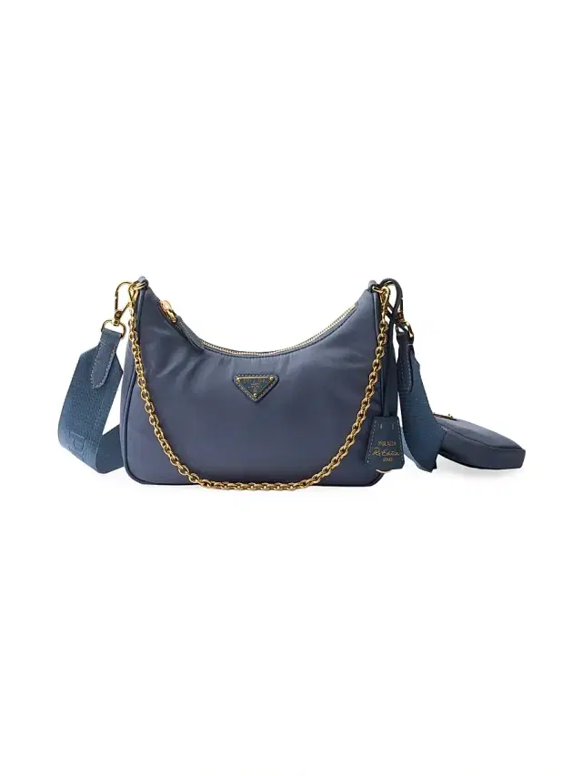 Prada Women's Re-Edition 2005 Re-Nylon Bag Blue