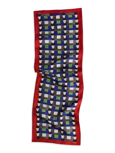 Miu Miu Women's Printed Silk Scarf | Thumbnail 2