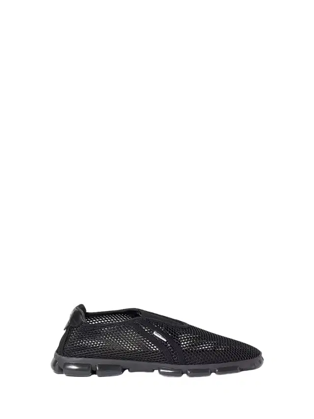 Miu Miu Women's Technical Mesh Fabric Sneakers - Black