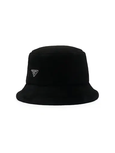 Prada Men's Shearling Bucket Hat | Thumbnail 1