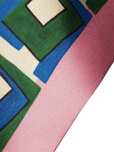 Miu Miu Women's Printed Silk Scarf | Thumbnail 3 Miu Miu Women's Printed Silk Scarf | Thumbnail 3