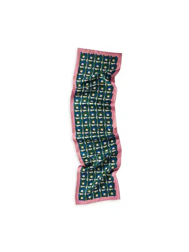 Miu Miu Women's Printed Silk Scarf | Thumbnail 4 Miu Miu Women's Printed Silk Scarf | Thumbnail 4