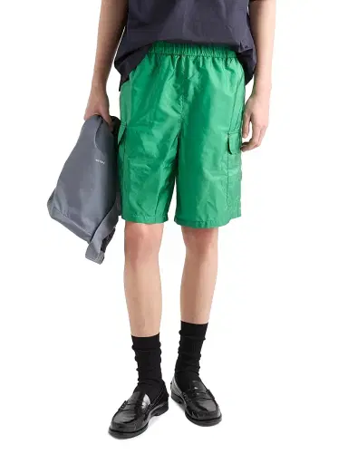 Prada Men's Re-Nylon Swim Trunks - Green - Size 38 | Thumbnail 2