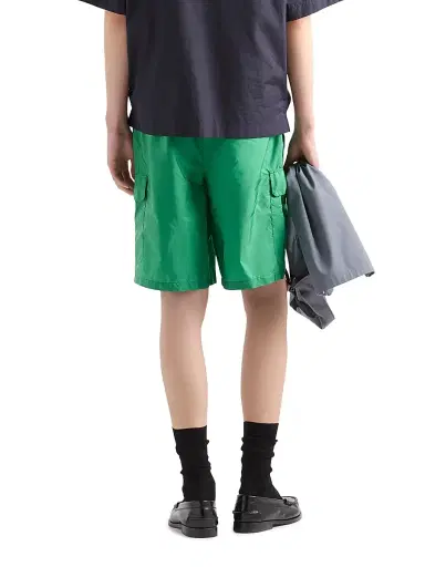 Prada Men's Re-Nylon Swim Trunks - Green - Size 38 | Thumbnail 3