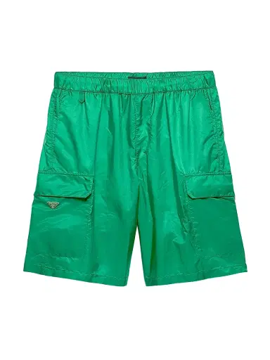 Prada Men's Re-Nylon Swim Trunks - Green - Size 38 | Thumbnail 1