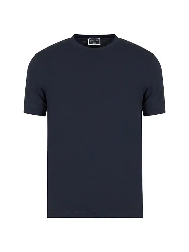 Men's Crewneck Stretch T-Shirt - Blue