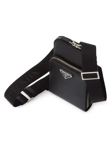 Prada Men's Saffiano Leather Smartphone Case | Thumbnail 3 Prada Men's Saffiano Leather Smartphone Case | Thumbnail 3