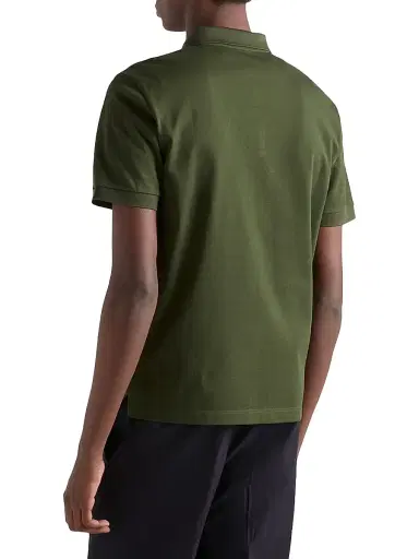 Prada Men's Piqué Polo Shirt - Green - Size XXXL | Thumbnail 3