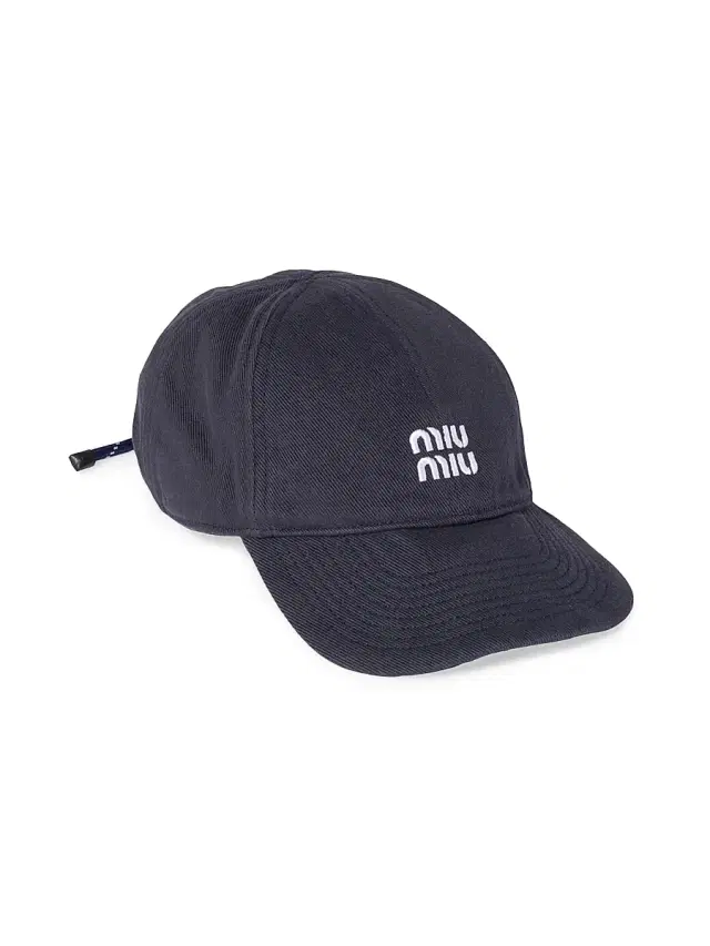 Miu Miu Women's Denim Baseball Cap - Navy
