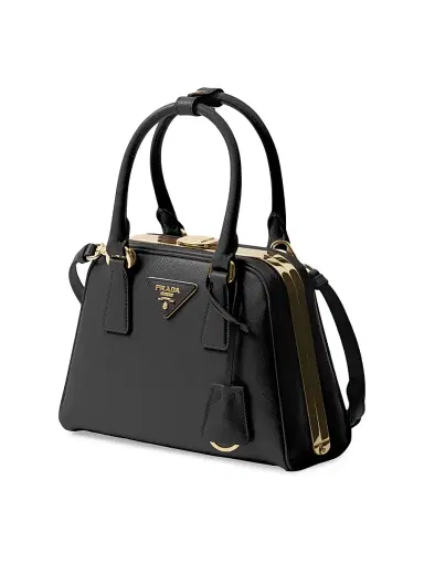 Prada Women's Pyramid Saffiano Leather Mini Top Handle Bag | Thumbnail 4 Prada Women's Pyramid Saffiano Leather Mini Top Handle Bag | Thumbnail 4