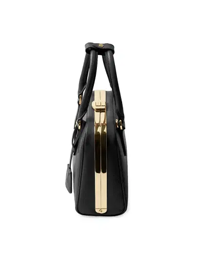 Prada Women's Pyramid Saffiano Leather Mini Top Handle Bag | Thumbnail 6 Prada Women's Pyramid Saffiano Leather Mini Top Handle Bag | Thumbnail 6
