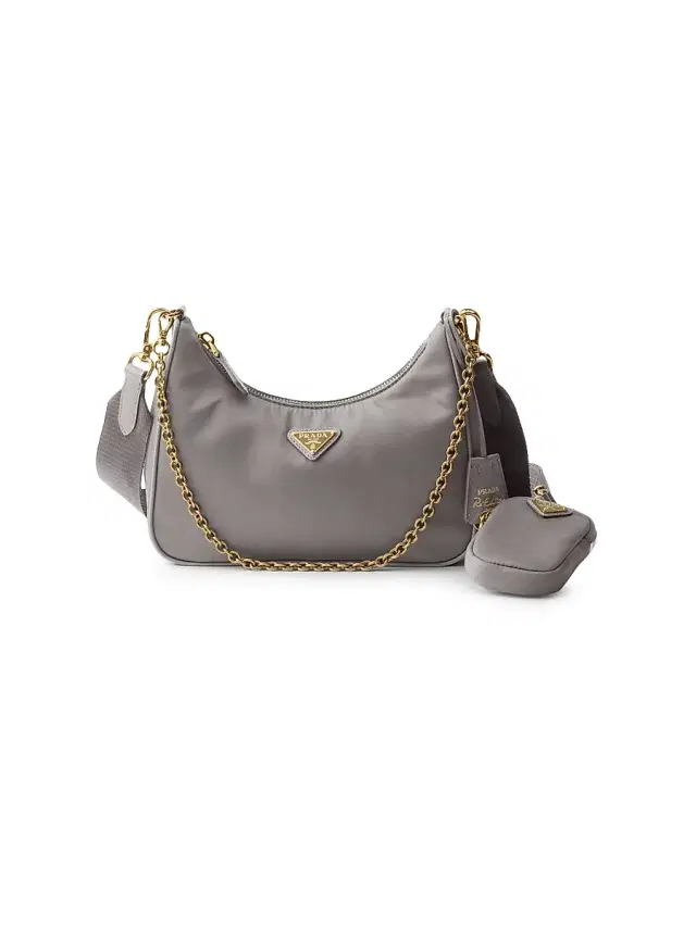 Prada Women's Re-Edition 2005 Re-Nylon Bag - Grey