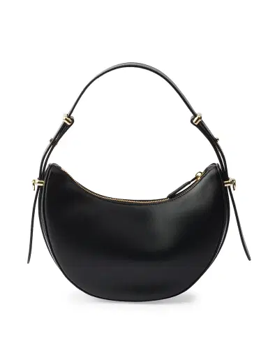 Prada Women's Arqué Mini Leather Shoulder Bag - Black | Thumbnail 4