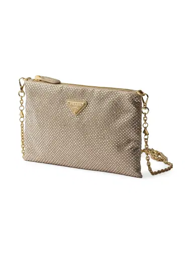 Prada Women's Mini Crystal-Studded Shoulder Bag | Thumbnail 2 Prada Women's Mini Crystal-Studded Shoulder Bag | Thumbnail 2