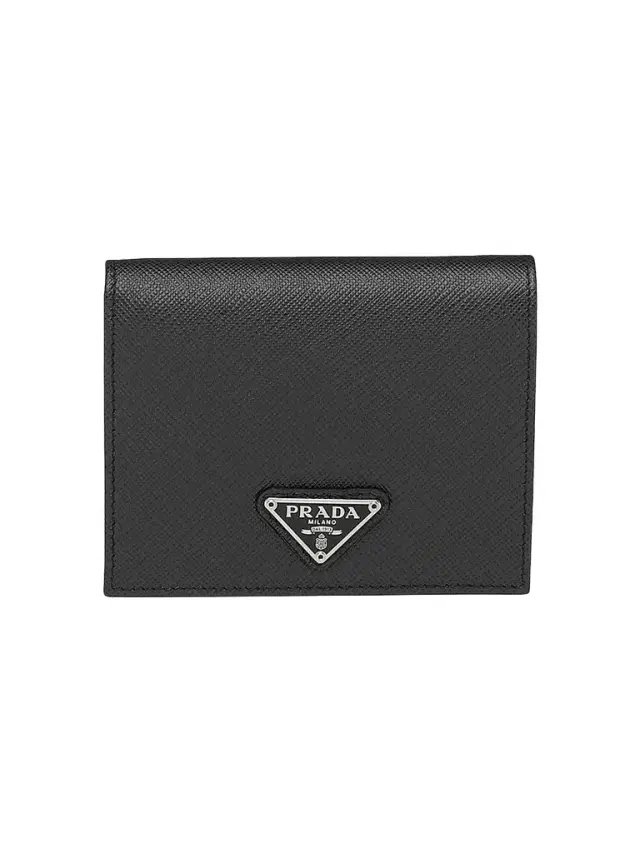 Prada Women's  Saffiano Leather Wallet - Black