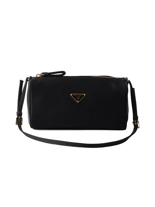 Prada Women's Satin Mini Shoulder Bag - Black