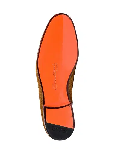 Santoni Men's Carlos Suede Penny Loafers | Thumbnail 7 Santoni Men's Carlos Suede Penny Loafers | Thumbnail 7