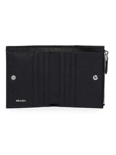 Prada Women's Small Saffiano Leather Wallet | Thumbnail 4 Prada Women's Small Saffiano Leather Wallet | Thumbnail 4