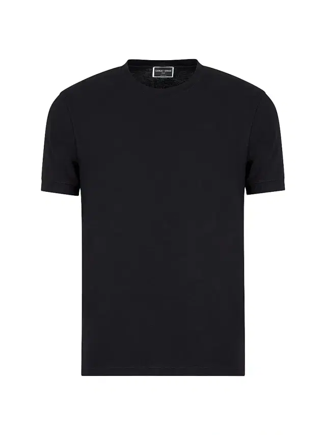 Giorgio Armani Men's Crewneck Stretch T-Shirt - Nero