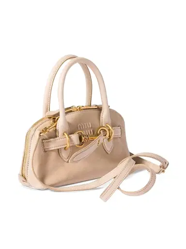 Miu Miu Women's Aventure Mini Nappa Leather Top Handle Bag | Thumbnail 5 Miu Miu Women's Aventure Mini Nappa Leather Top Handle Bag | Thumbnail 5