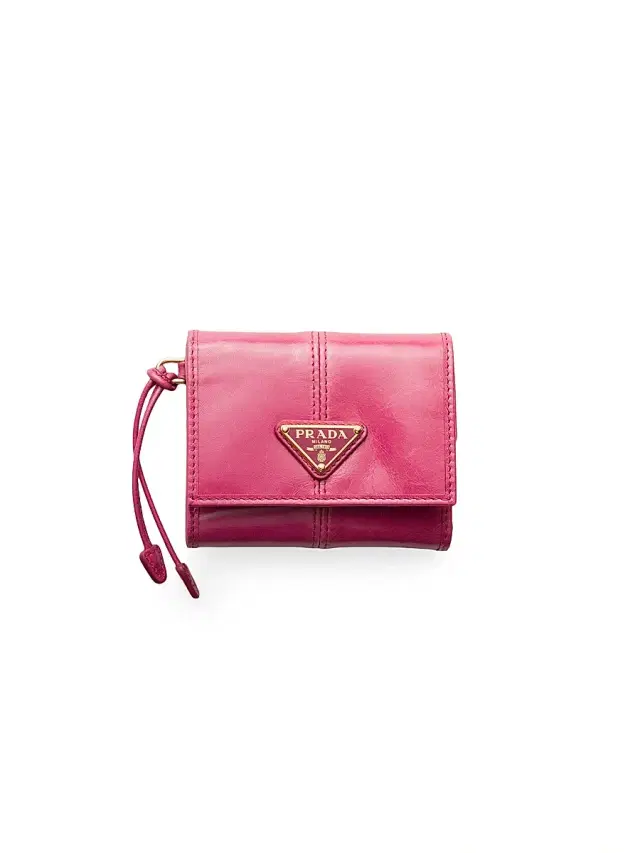 Prada Women's  Leather Wallet - Pink Gold