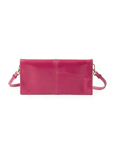 Prada Women's Leather Wallet with Shoulder Strap - Pink | Thumbnail 3