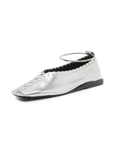 Jil Sander Women's Ballerina Leather Flats | Thumbnail 2 Jil Sander Women's Ballerina Leather Flats | Thumbnail 2