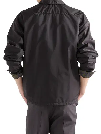 Prada Men's Re-Nylon Zipper Shirt - Black - Size XXL | Thumbnail 5 Prada Men's Re-Nylon Zipper Shirt - Black - Size XXL | Thumbnail 5