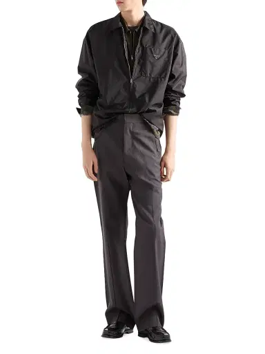 Prada Men's Re-Nylon Zipper Shirt - Black - Size XXL | Thumbnail 7 Prada Men's Re-Nylon Zipper Shirt - Black - Size XXL | Thumbnail 7