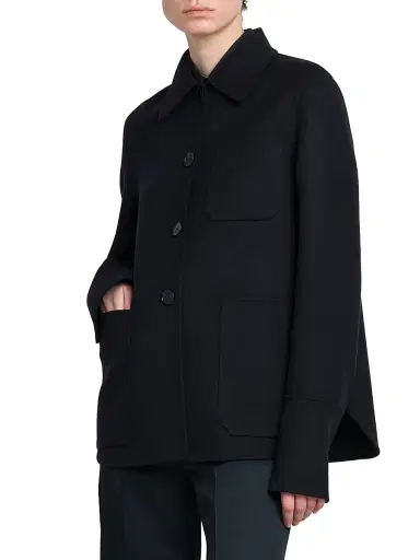 Jil Sander Women's Cashmere Shirt Jacket | Thumbnail 4 Jil Sander Women's Cashmere Shirt Jacket | Thumbnail 4