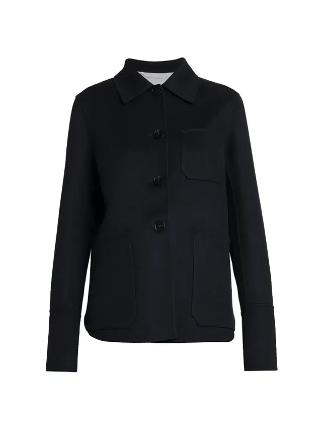 Jil Sander Women's Cashmere Shirt Jacket - Navy