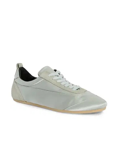 Jil Sander Women's Panelled Satin Low-Top Sneakers | Thumbnail 2 Jil Sander Women's Panelled Satin Low-Top Sneakers | Thumbnail 2