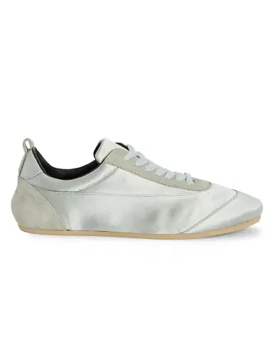 Jil Sander Women's Panelled Satin Low-Top Sneakers | Thumbnail 1 Jil Sander Women's Panelled Satin Low-Top Sneakers | Thumbnail 1